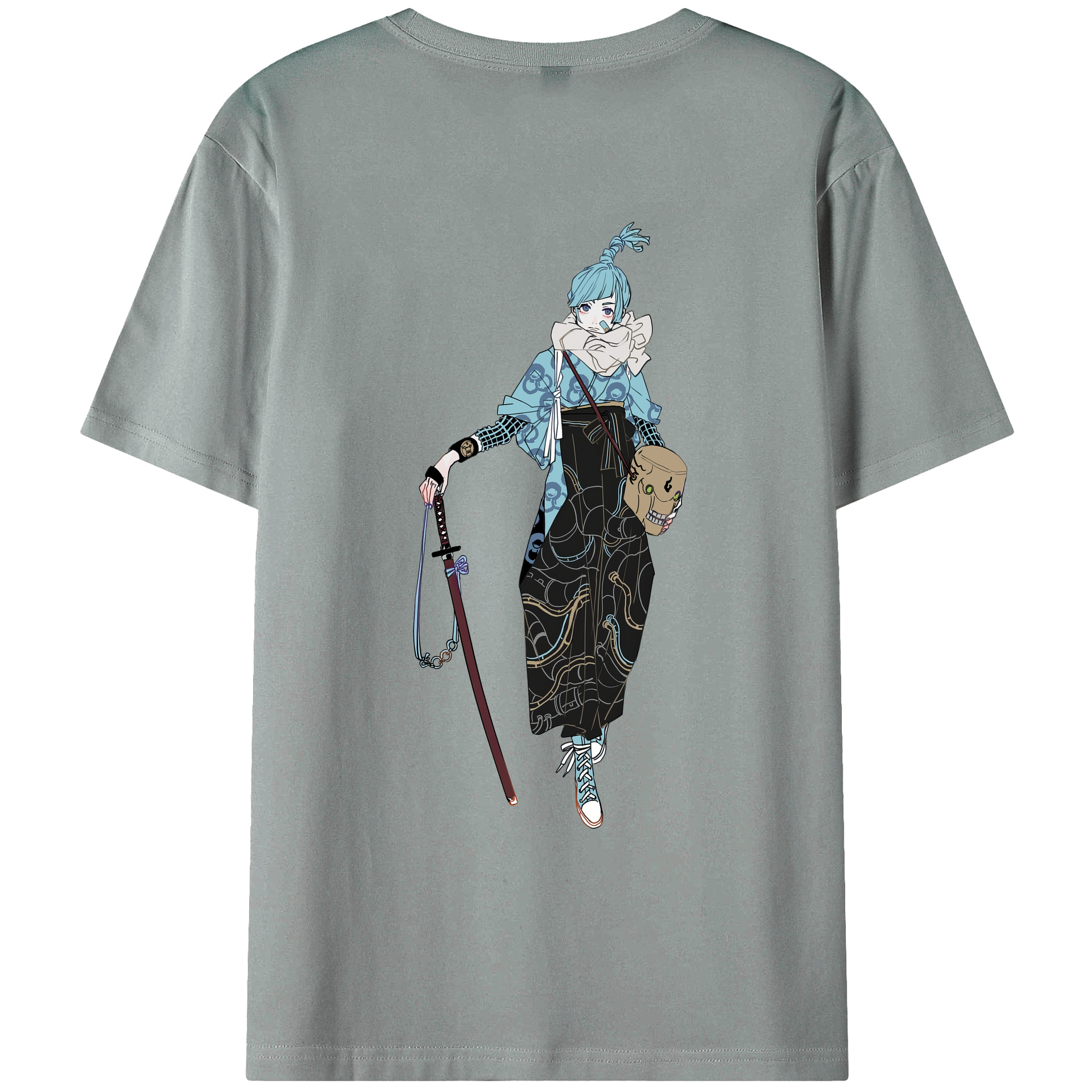 （画像用） 呪術廻戦 Jujutsu Kaisen 綿100％ メンズ半袖Tシャツ（バックプリント） 通気性